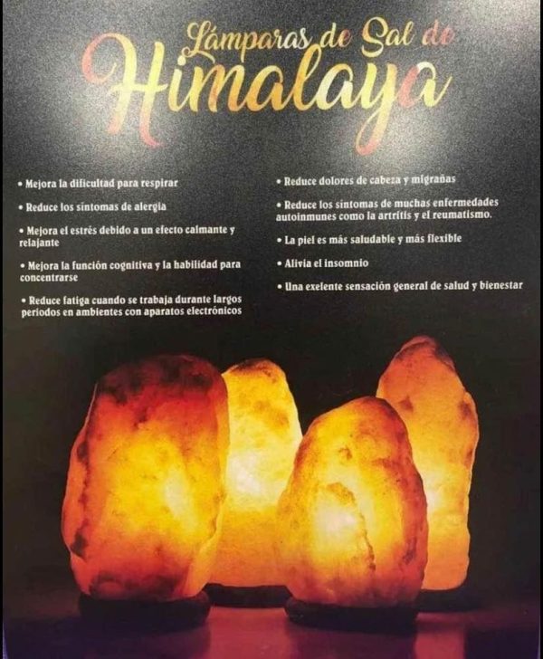 Lámpara de Sal del Himalaya - Imagen 5