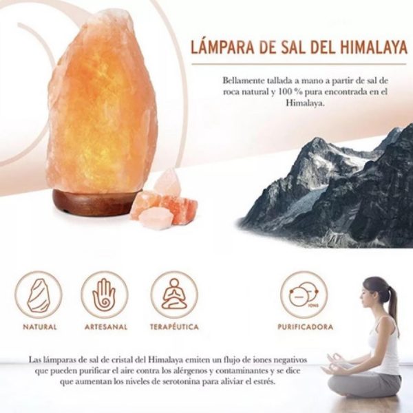 Lámpara de Sal del Himalaya - Imagen 10