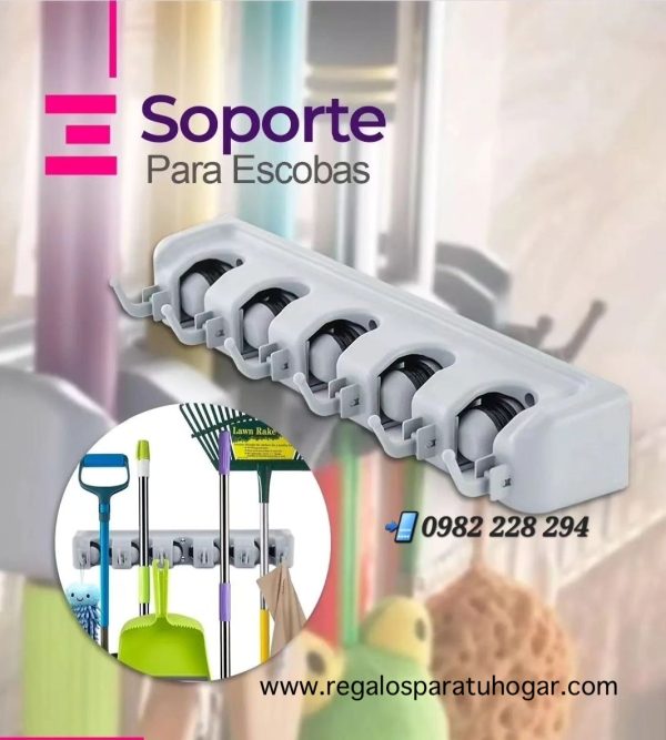 Soporte para Escobas, Traperos, etc - Imagen 6