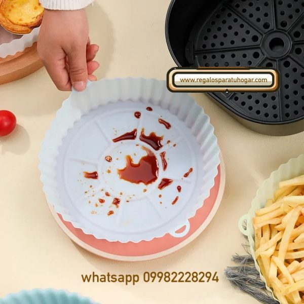 Canasta de Silicona 14 cm. para Airfryer, microondas, horno convencional, olla a presión ... - Imagen 2