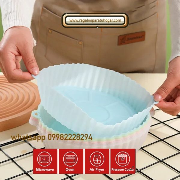 Canasta de Silicona 14 cm. para Airfryer, microondas, horno convencional, olla a presión ... - Imagen 3