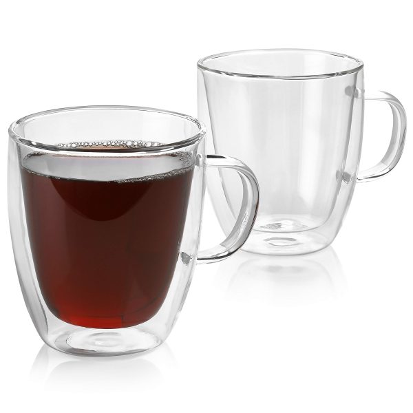 Taza de Vidrio Doble Pared 350 ml. - Imagen 2