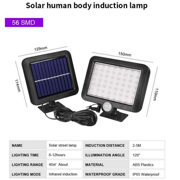 Split Lámpara Solar GL-8COB - Imagen 8