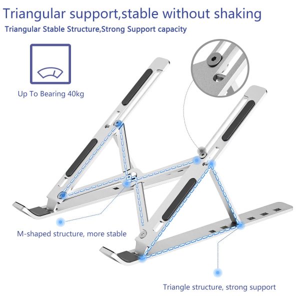 Soporte de Aluminio para computadora o Ipad - Imagen 6