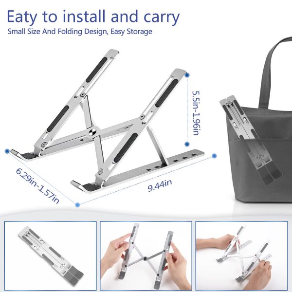 Soporte de Aluminio para computadora o Ipad - Imagen 4