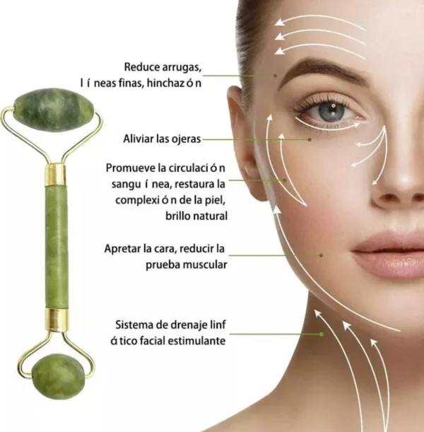 Rodillo Facial de Jade con Gua Sha - Imagen 15